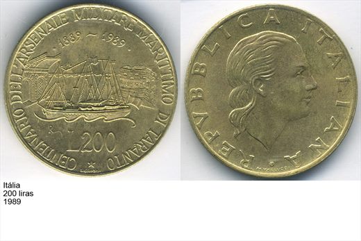 Italia - Lira 200 - 1989 - G5 A2 H05 L4C4