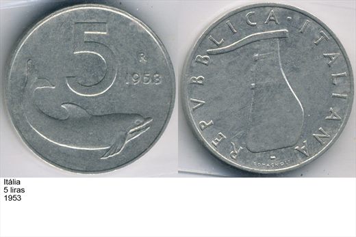 Italia - Lira 5 - 1953 - G6 A2 H07 L4C6