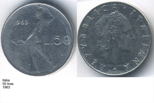 Italia - Lira 50 - 1963 - G5 A2 H05 L6C1