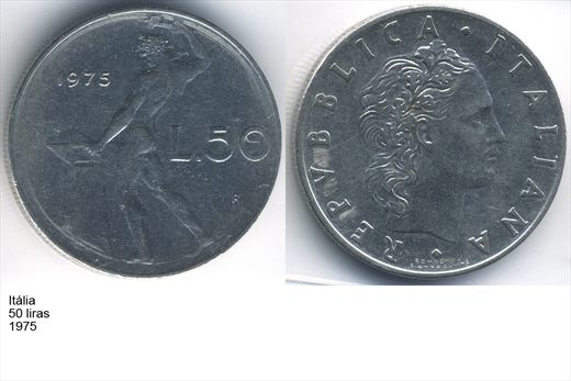 Italia - Lira 50 - 1975 - G5 A2 H05 L6C5