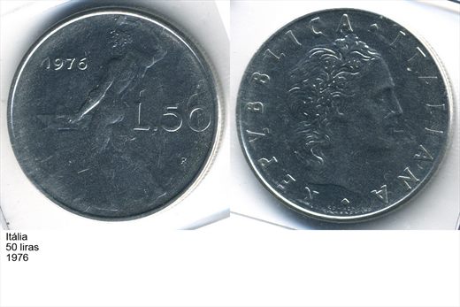Italia - Lira 50 - 1976 - G5 A2 H06