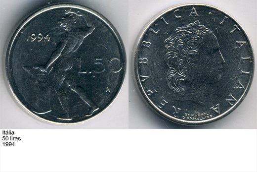 Italia - Lira 50 - 1994 - G6 A2 H07 L2C6