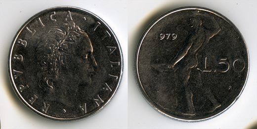 Italia - Lira 50 - 1979