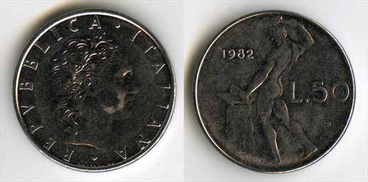 Italia - Lira 50 - 1982