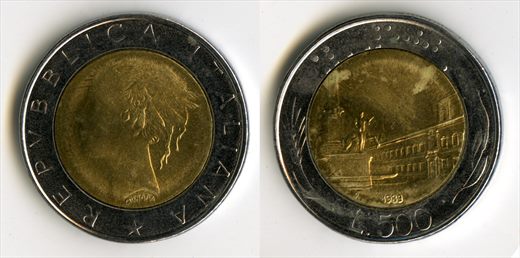 Italia - Lira 500 - 1983