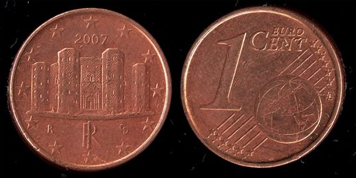 Italia - Euro Cent 1 - 2007
