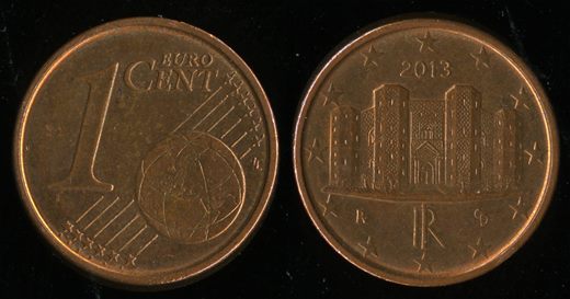 Italia - Euro cent 1 - 2013