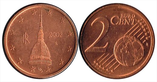 Italia - Euro Cent 2 - 2002