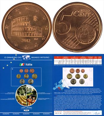 Italia - Euro Cent 5 - 2012 DMI