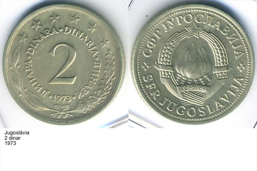 Jugoslavia - Dinar 2 - 1973 - G5 A3 H01 L2C1