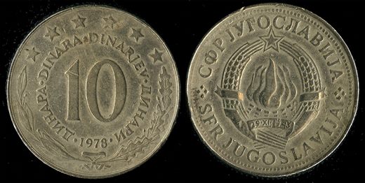 Jugoslavia - Dinar 10 - 1978