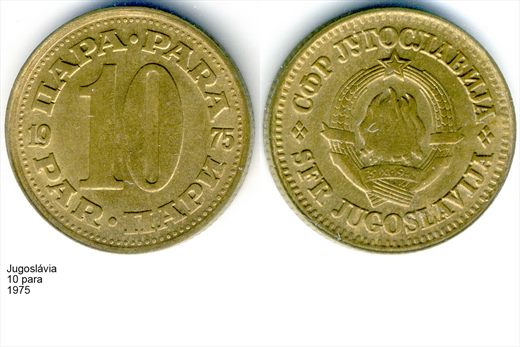 Jugoslavia - Para 10 - 1975 - G6 A3 H03 L3C1