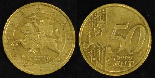 Lituania - Euro Cent 50 - 2015