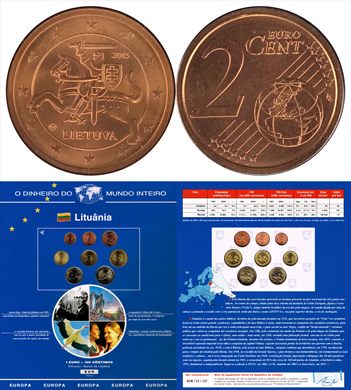 Lituania - Euro Cent 2 - 2015 DMI