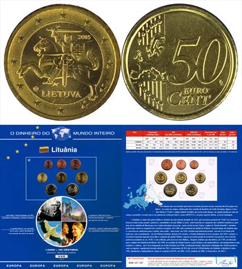 Lituania - Euro Cent 50 - 2015 DMI