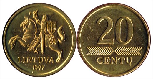 Lituania - Centas 1 - 1997