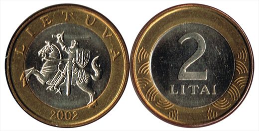Lituania - Litas 2 - 2002