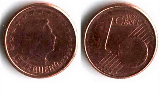 Luxemburgo - Euro Cent 1 - 2002