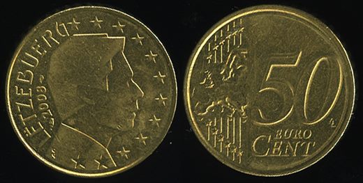 Luxemburgo - Euro Cent 50 - 2008 (03985)