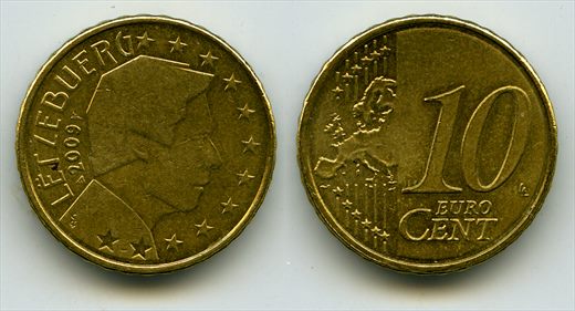 Luxembourg - Euro Cent 10 - 2009