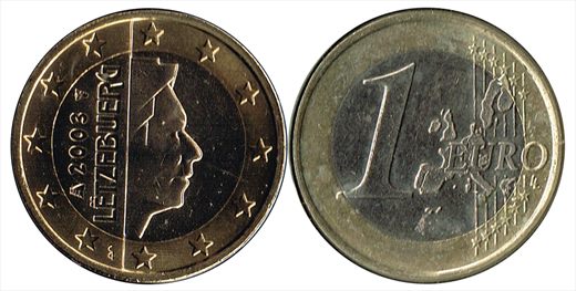 Luxemburgo - Euro 1 - 2003