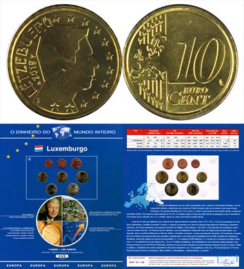 Luxemburgo - Euro Cent 10 - 2015 DMI