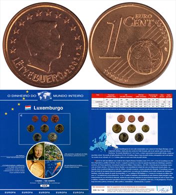 Luxemburgo - Euro Cent 1 - 2002 DMI