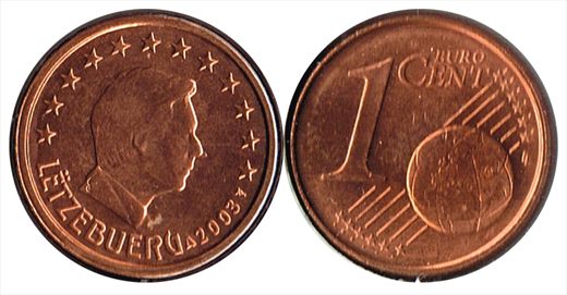 Luxemburgo - Euro Cent 1 - 2003