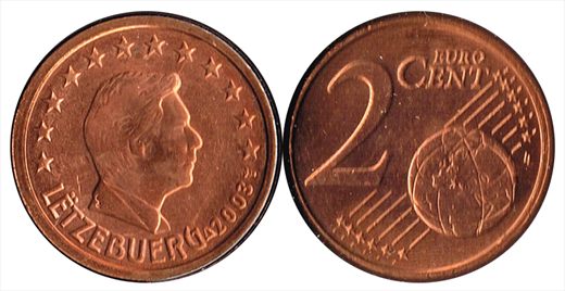 Luxemburgo - Euro Cent 2 - 2003