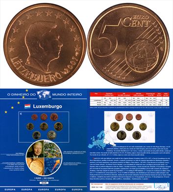 Luxemburgo - Euro Cent 5 - 2007 DMI