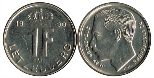 Luxemburgo - Franco 1 - 1990