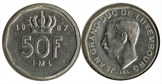 Luxemburgo - Franco 50 - 1997