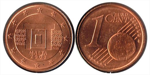 Malta - Euro Cent 1 - 2008