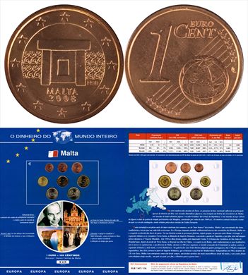 Malta - Euro Cent 1 - 2008 DMI