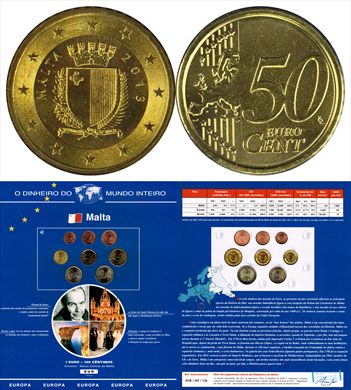 Malta - Euro Cent 50 - 2013 DMI
