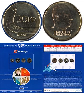 Noruega - Coroa 20 - 2007