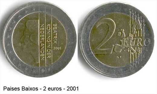 Paises Baixos - euro 2 - 2001