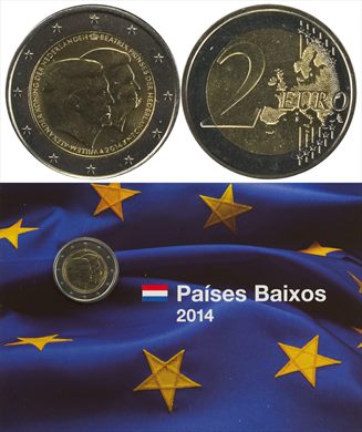 Paises Baixos - Euro 2 - 2014 (2Eur Collection)
