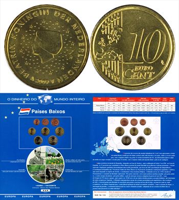 Paises Baixos - Euro Cent 10 - 2009 DMI