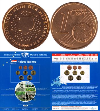 Paises Baixos - Euro Cent 1 - 2009 DMI