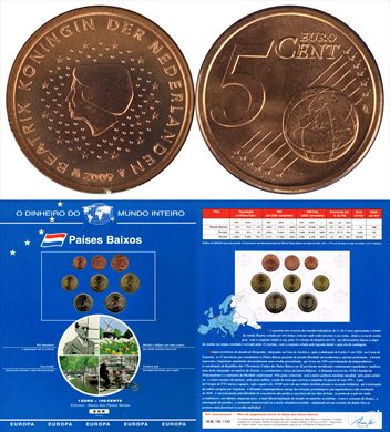 Paises Baixos - Euro Cent 5 - 2009 DMI