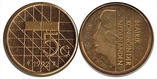 Paises Baixos - Cent 5 - 1992