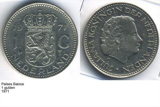 Paises Baixos - Gulden 1 - 1971 - G5 A3 H01 L5C5