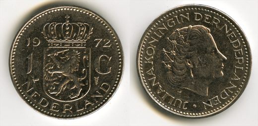 Paises Baixos - Gulden 1 - 1972