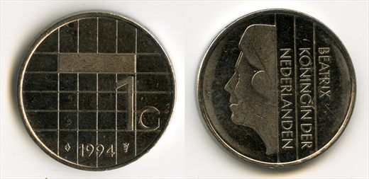 Paises Baixos - Gulden 1 - 1994