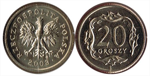 Polonia - Grosz 20 - 2003