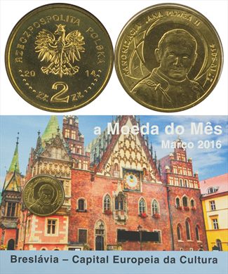 Polonia - Zloty 2 - 2014 (Moeda do Mes Marco 2016)