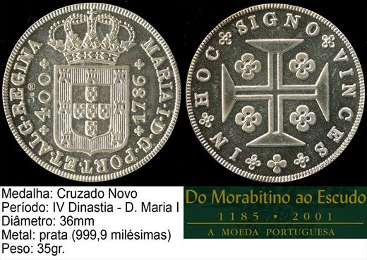 3.IV Dinastia - Cruzado Novo - 1786