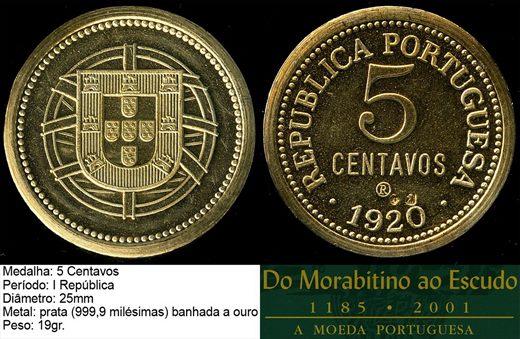 4.I Republica Centavo 5 - 1920