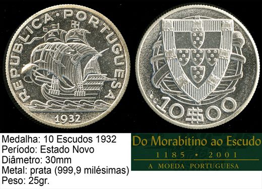 5.Estado Novo Escudo 10 - 1932